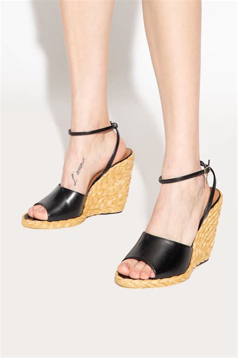 yves saint laurent black wedges|saint laurent paloma wedge.